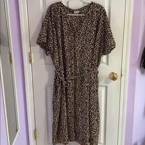 Leopard print dress